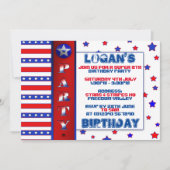 Party Einladungen für Kinder (Vorderseite)