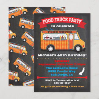 Party Einladungen für LKW