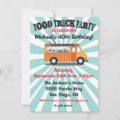 Party Einladungen für LKW (Vorderseite)