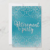 Party Einladungen für moderne Altersversorgung (Rückseite)