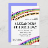 Party Einladungen für Regenbogenspass Kinder (Vorne/Hinten)