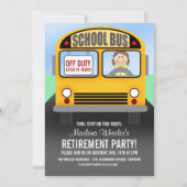 Party Einladungen für Schulbusfahrer (Vorderseite)