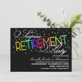 Party Einladungen für Unternehmensruhestand (Stehend Vorderseite)