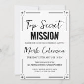 Party Einladungen für Unternehmensüberraschung (Vorderseite)