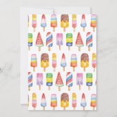 Party Einladungen für Wasserfarben (Rückseite)