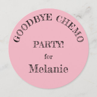 Party Einladungen "Goodbye Chemo"