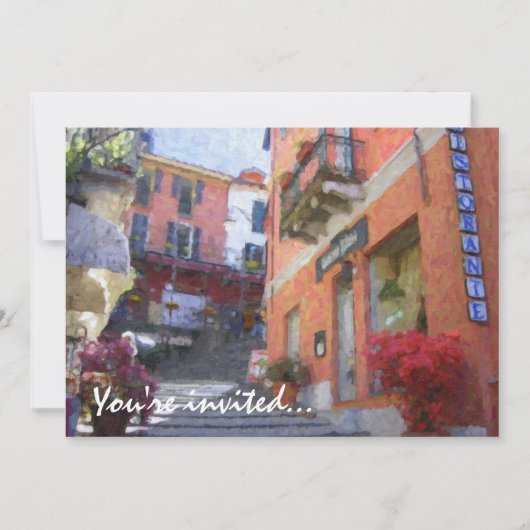 Party Einladungen im Norden Italiens (Vorderseite)