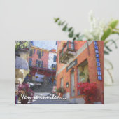 Party Einladungen im Norden Italiens (Stehend Vorderseite)