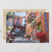 Party Einladungen im Norden Italiens (Vorne/Hinten)