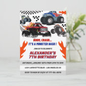 Party Einladungen Junge Foto Bash (Stehend Vorderseite)