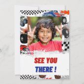 Party Einladungen Junge Foto Bash (Rückseite)