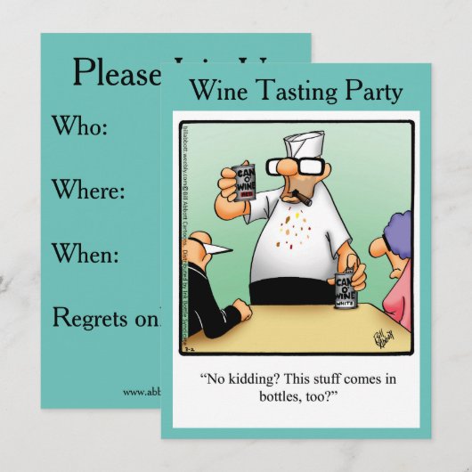 Party Einladungen "Spectickles" (Vorne/Hinten)