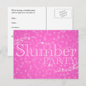 Party Einladungen: Starshöhe Einladungspostkarte (Vorne/Hinten)