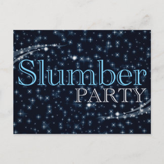 Party Einladungen: Starshöhe Einladungspostkarte