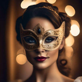 Party Einladungen - Thema Mardi Gras