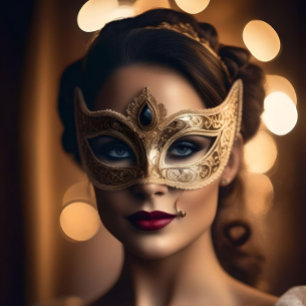 Party Einladungen - Thema Mardi Gras