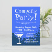 Party Einladungen | Unternehmen lädt ein (Stehend Vorderseite)