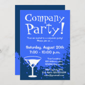 Party Einladungen | Unternehmen lädt ein (Vorne/Hinten)