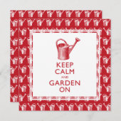 Party Einladungen von Funny Gardener im Ruhestand (Vorne/Hinten)