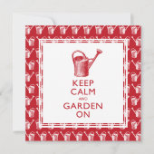 Party Einladungen von Funny Gardener im Ruhestand (Vorderseite)