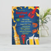 Party Einladungen von Meeresfrüchten (Stehend Vorderseite)