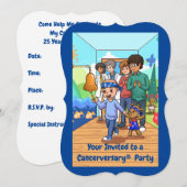 Party Einladungen zum 25. (Vorne/Hinten)