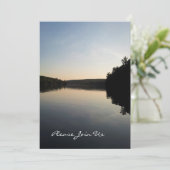 Party Einladungen zum 25. Hochzeitstag Sonnenunter (Stehend Vorderseite)