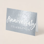 Party Einladungen zum 25. Jubiläum (Vorderseite)