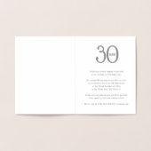 Party Einladungen zum 30-jährigen Firmenjubiläum (Innenseite)