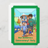 Party Einladungen zum 4. (Vorne/Hinten)