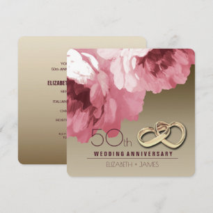 Party Einladungen zum 50. Hochzeitstag