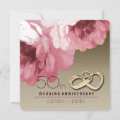 Party Einladungen zum 50. Hochzeitstag (Vorderseite)