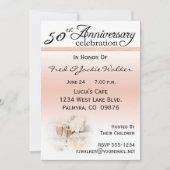 Party Einladungen zum 50. Jahrestag (Vorderseite)