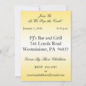 Party Einladungen zum 50. Jahrestag (Rückseite)