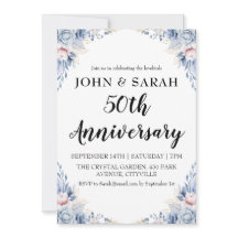 Party Einladungen zum 50-jährigen Jubiläum