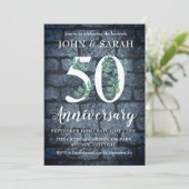 Party Einladungen zum 50-jährigen Jubiläum (Stehend Vorderseite)
