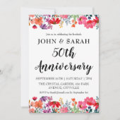 Party Einladungen zum 50-jährigen Jubiläum (Vorderseite)