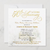 Party Einladungen zum 50. Jubiläum - Platz (Rückseite)