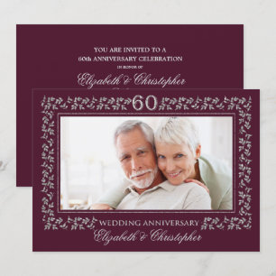 Party Einladungen zum 60. Hochzeitstag
