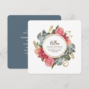 Party Einladungen zum 65. Hochzeitstag