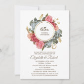 Party Einladungen zum 65. Hochzeitstag (Vorderseite)