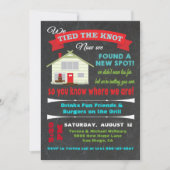 Party Einladungen zum Aufwärmen des Knotens (Vorderseite)