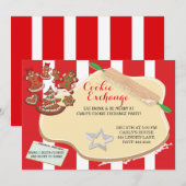 Party Einladungen zum Austausch von Weihnachts-Coo (Vorne/Hinten)