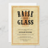 Party Einladungen zum Bierverkohlen (Vorne/Hinten)