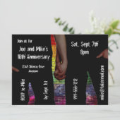 Party Einladungen zum Geburtstag von Gay (Stehend Vorderseite)