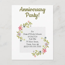 Party Einladungen zum Jahrestag