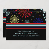 Party Einladungen zum Jahrestag der Angestellten (Vorne/Hinten)