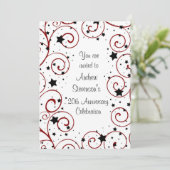 Party Einladungen zum Jahrestag der Angestellten (Stehend Vorderseite)