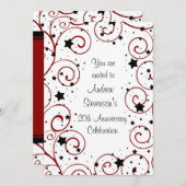 Party Einladungen zum Jahrestag der Angestellten (Vorne/Hinten)