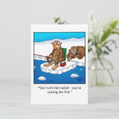 Party Einladungen zum Jahrestag der Funny (Stehend Vorderseite)